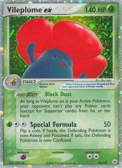 Vileplume ex, Hidden Legends Nº 100 Holo