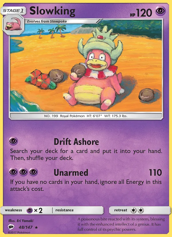 Slowking, Burning Shadows No. 48