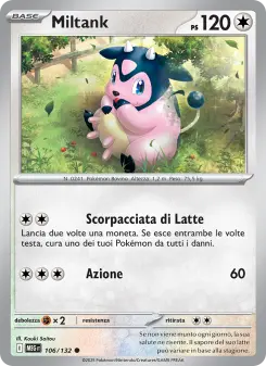 Miltank, Megaevoluzione No. 106 Normal