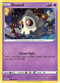 Duskull, Vivid Voltage Nº 69 Normal