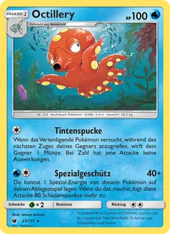 Octillery, Aufziehen der Sturmröte No. 23 Normal