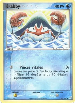 Krabby, EX Gardiens de Cristal No. 54 Normal