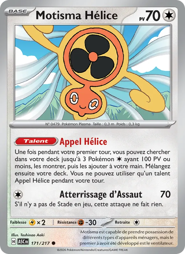 Motisma Hélice, Héros Transcendants Nº 171