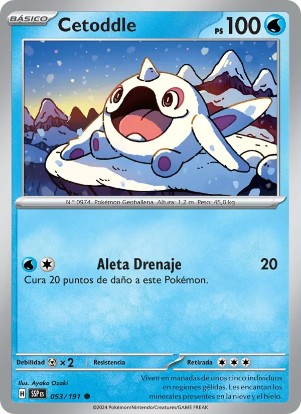 Cetoddle, Chispas Fulgurantes No. 053