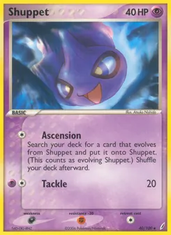 Shuppet, Crystal Guardians Nº 40 Normal