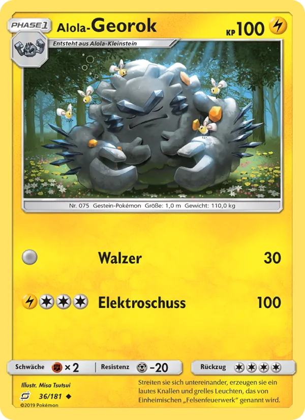 Alola-Georok, Teams Sind Trumpf No. 36