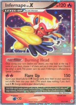 Infernape, Diamond & Pearl No. 121 Holo