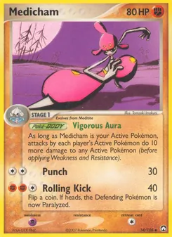 Medicham, Power Keepers Nº 34 Normal