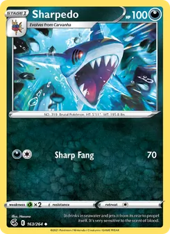Sharpedo, Fusion Strike Nº 163 Normal