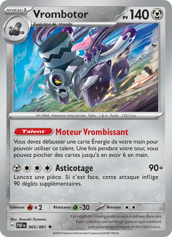 Vrombotor, Destinées de Paldea Nº 065