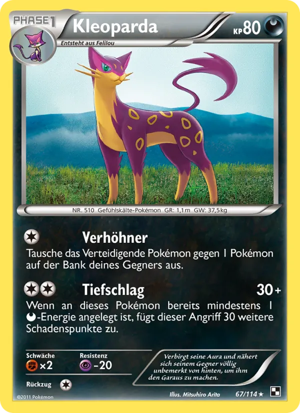 Kleoparda, Schwarz & Weiß Nº 67