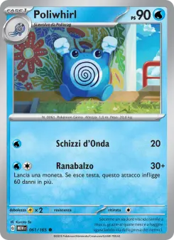 Poliwhirl, 151 Nº 061 Normal