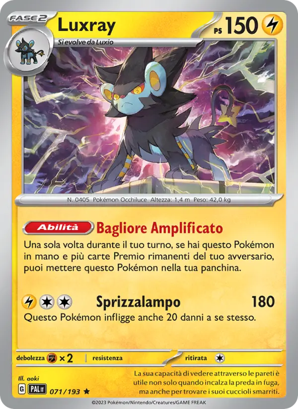 Luxray, Evoluzioni a Paldea Nº 071