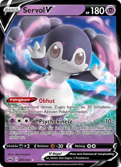 Servol V, Schwert & Schild Nº 91 Holo