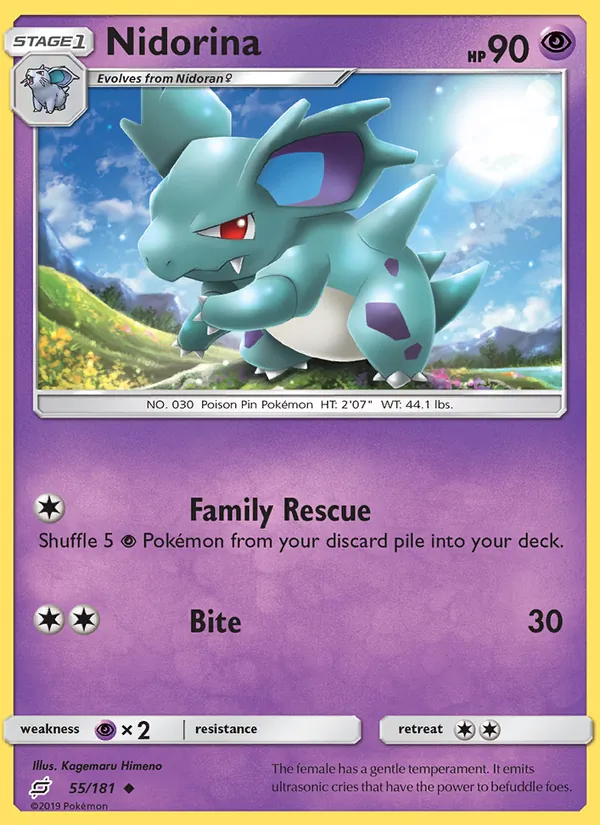 Nidorina, Team Up No. 55
