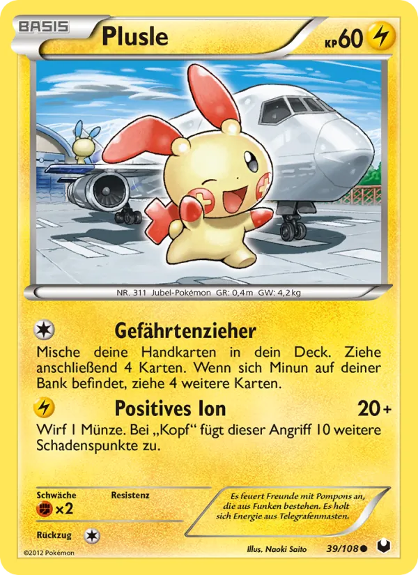 Plusle, Erfoscher der Finsternis Nº 39