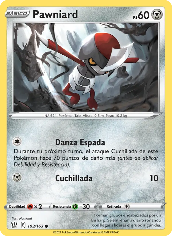 Pawniard, Estilos de Combate No. 103
