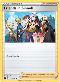 Friends in Sinnoh, Crown Zenith Nº 131 Normal