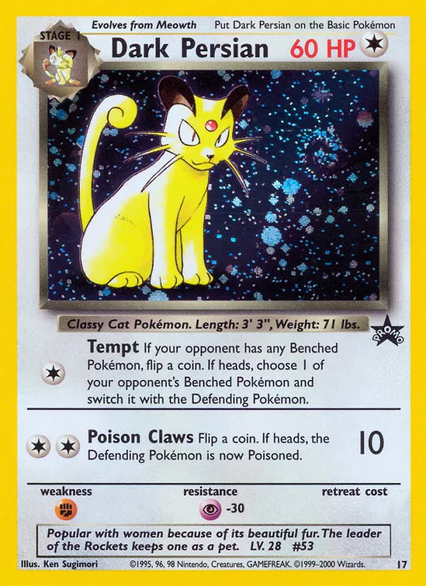 Dark Persian, Wizards Black Star Promos No. 17