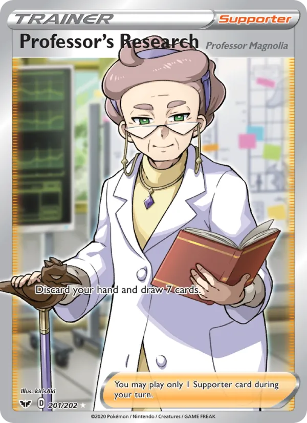 Professor's Research (Professor Magnolia), Sword & Shield Nº 201