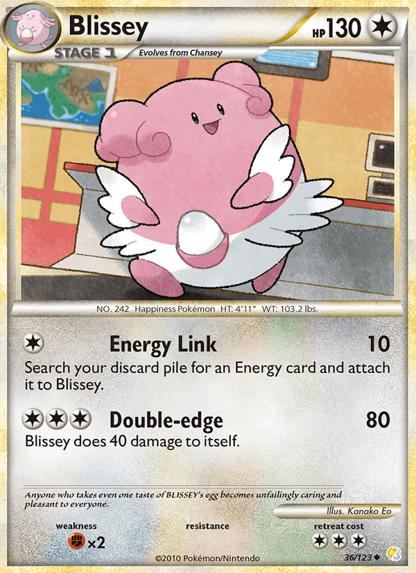 Blissey, HeartGold SoulSilver Nº 36