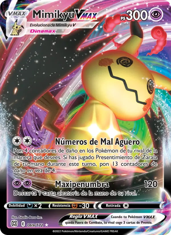 Mimikyu VMAX, Astros Brillantes No. 069
