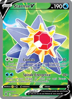 Starmie V, Lucentezza Siderale Nº 166 Holo