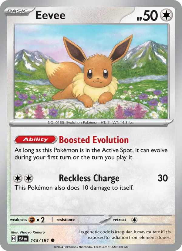 Eevee, Surging Sparks No. 143