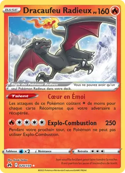 Dracaufeu Radieux, Zénith Suprême Nº 020 Holo