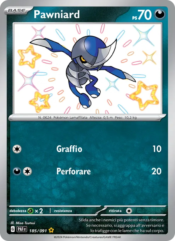 Pawniard, Destino di Paldea No. 185