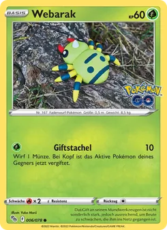 Webarak, Pokémon GO Nº 006 Normal
