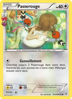 Passerouge, Générations No. RC25 Normal
