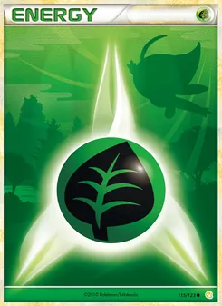 Grass Energy, HeartGold SoulSilver No. 115 Normal