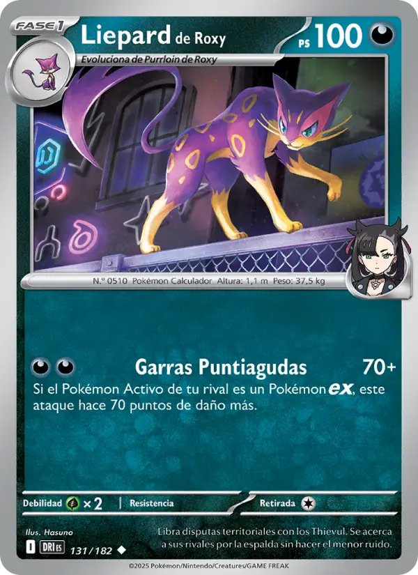 Liepard de Roxy, Rivales Predestinados No. 131
