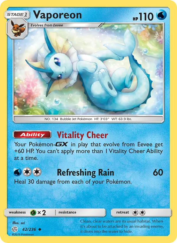 Vaporeon, Cosmic Eclipse No. 42
