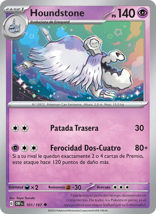 Houndstone, Llamas Obsidianas No. 101