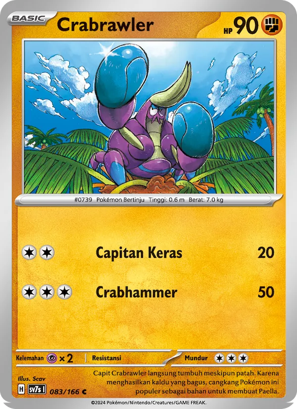 Crabrawler, Bimbingan Rasi No. 083
