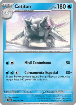 Cetitan, Evoluciones en Paldea No. 055 Normal