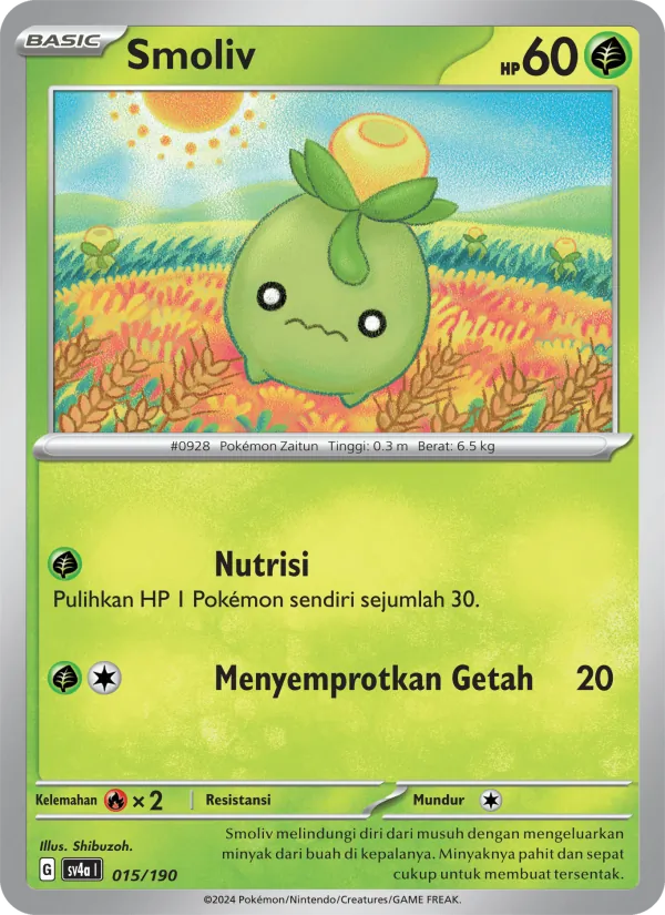 Smoliv, Harta Berkilau ex No. 015