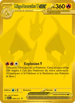 Méga-Dracaufeu Y-ex, Héros Transcendants No. 294 Holo
