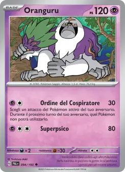 Oranguru, Evoluzioni a Paldea No. 094 Normal