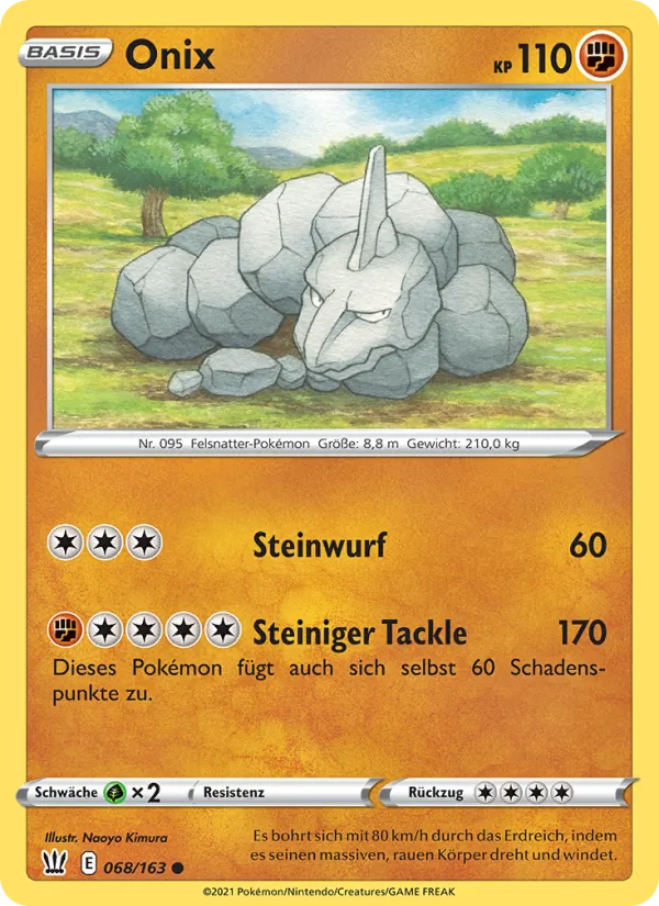 Onix, Kampfstile No. 68