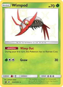 Wimpod, Hidden Fates Shiny Vault No. SV4