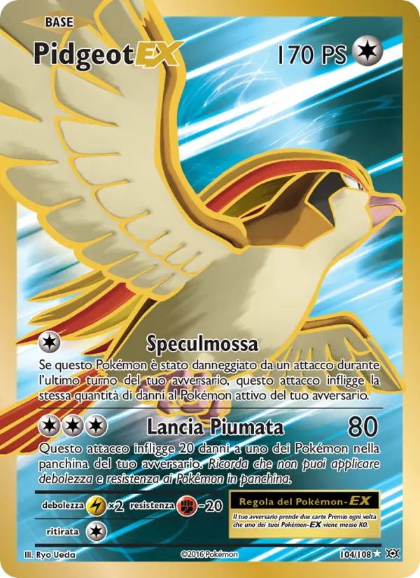 Pidgeot EX, Evoluzioni Nº 104
