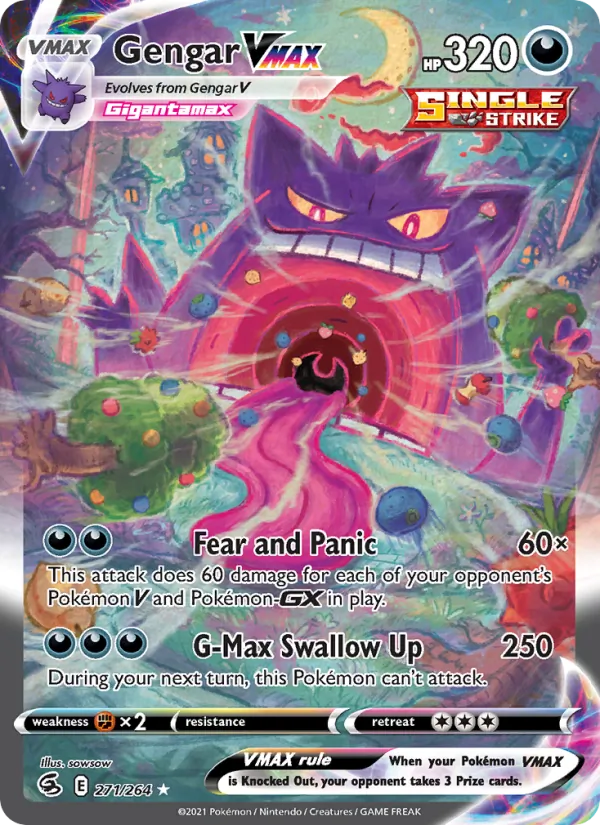 Gengar VMAX, Fusion Strike Nº 271