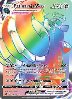 Patinaraja VMAX, Clash der Rebellen No. 199 Holo