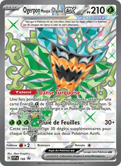Ogerpon Masque Turquoise-ex, SVP Black Star Promos Nº 166 Holo