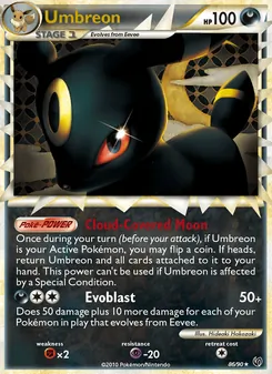 Umbreon, Undaunted No. 86 Holo