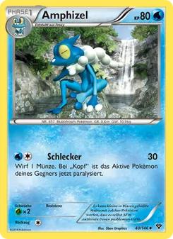 Amphizel, XY Nº 40 Normal
