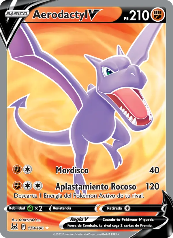 Aerodactyl V, Origen Perdido Nº 179